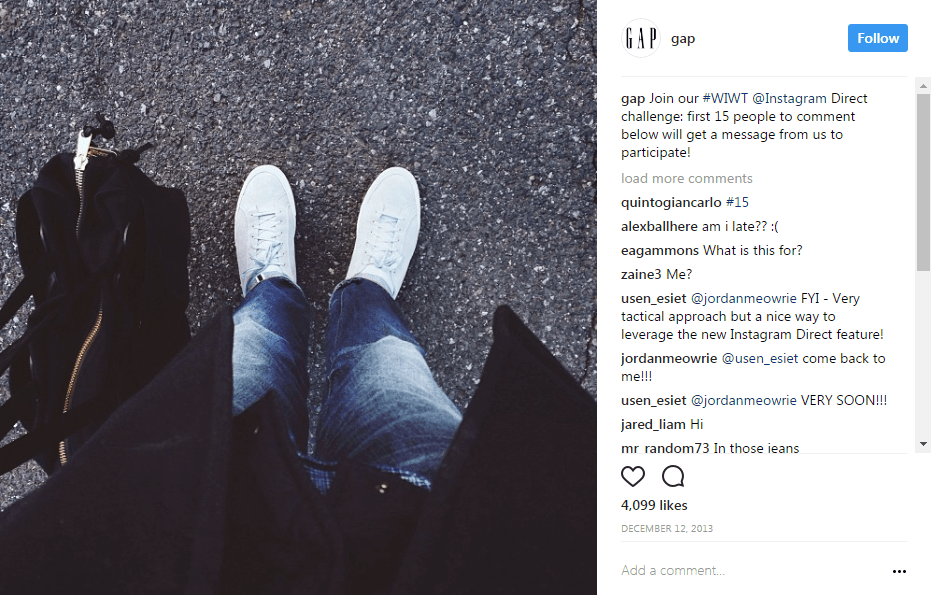 Gap-Instagram